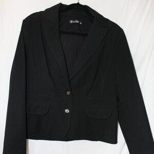 New York & Co (7th Avenue Design)  Mid-Length Blazer - Black - Size 16